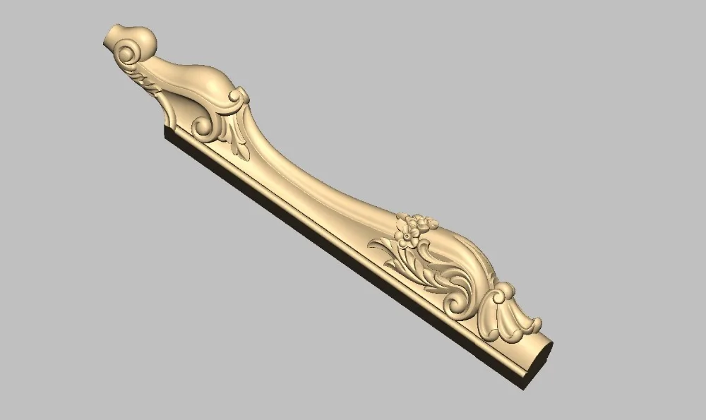 Ножка для мебельного шкафа формат STL 3d модель фрезерного станка с ЧПУ