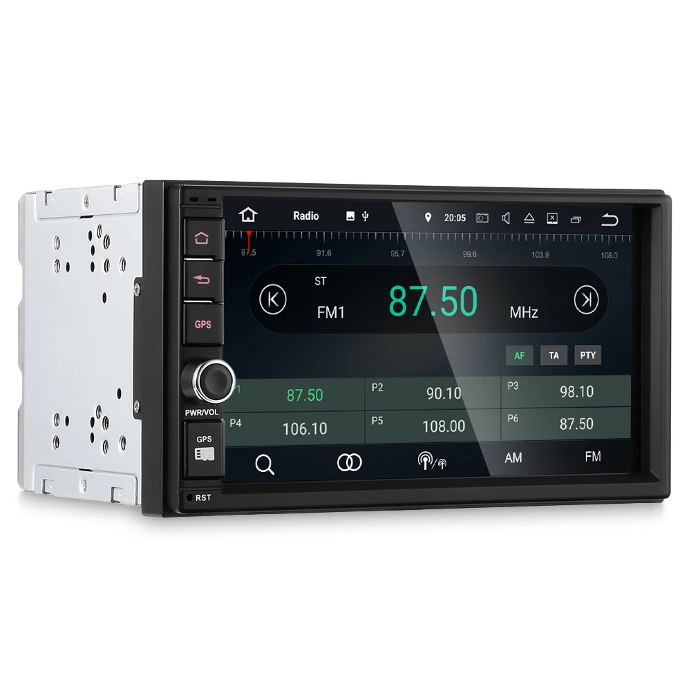 7 дюймов 1024X600 Android 1 автомобильный мультимедийный плеер 2Din Wi Fi FM автомобиля стерео