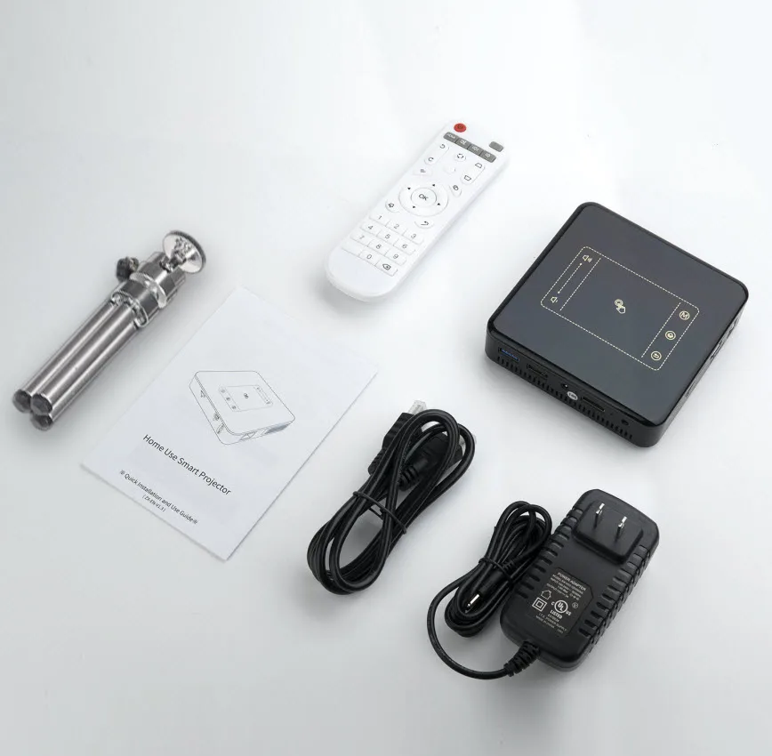 DLP-проектор ByJoTeCH T20 с сенсорной панелью Pico Android 7 1 Wi-Fi мини-проектор аккумулятор 8000
