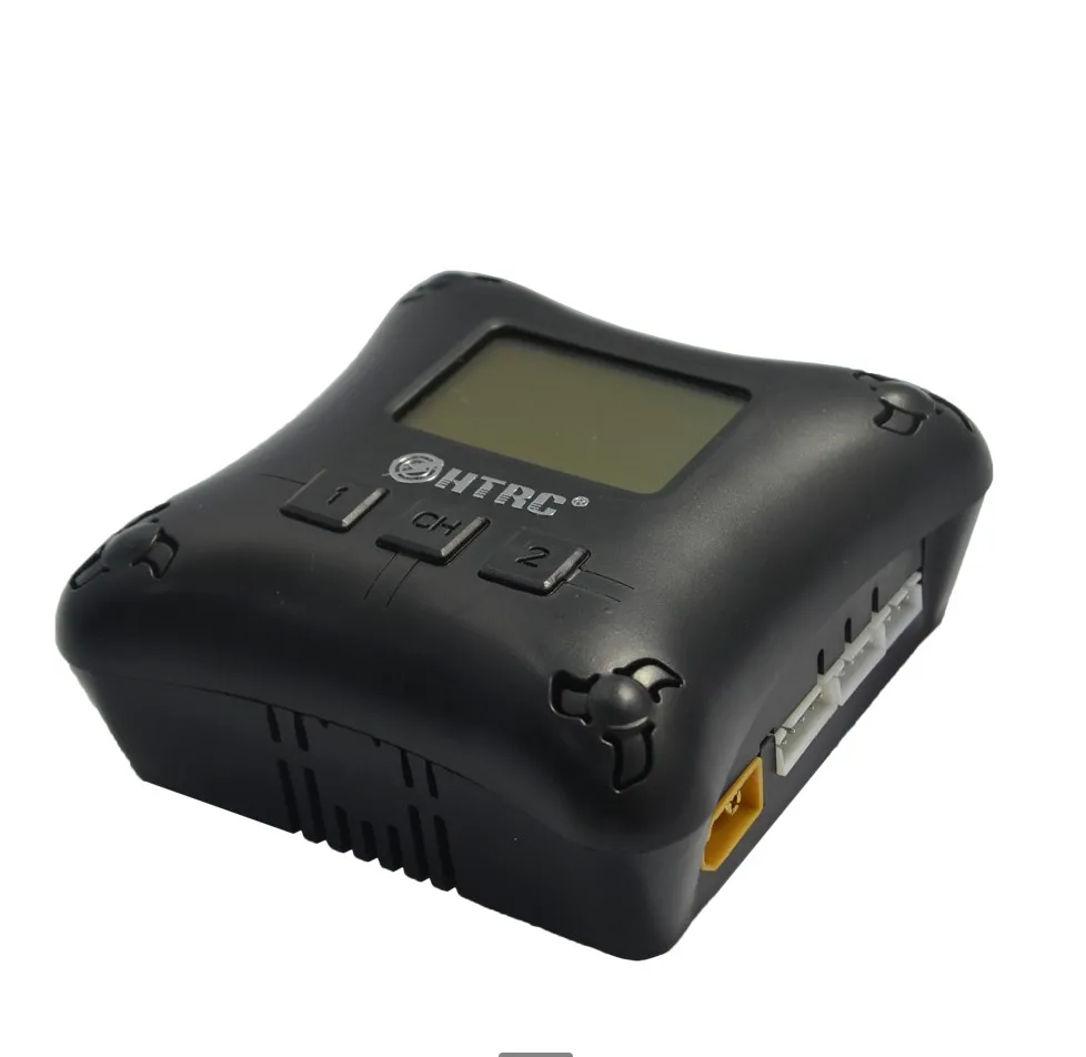 HTRC H4AC DUO Mini RC зарядное устройство с двумя портами 20 Вт x2 2A для 2-4s Lipo зарядки