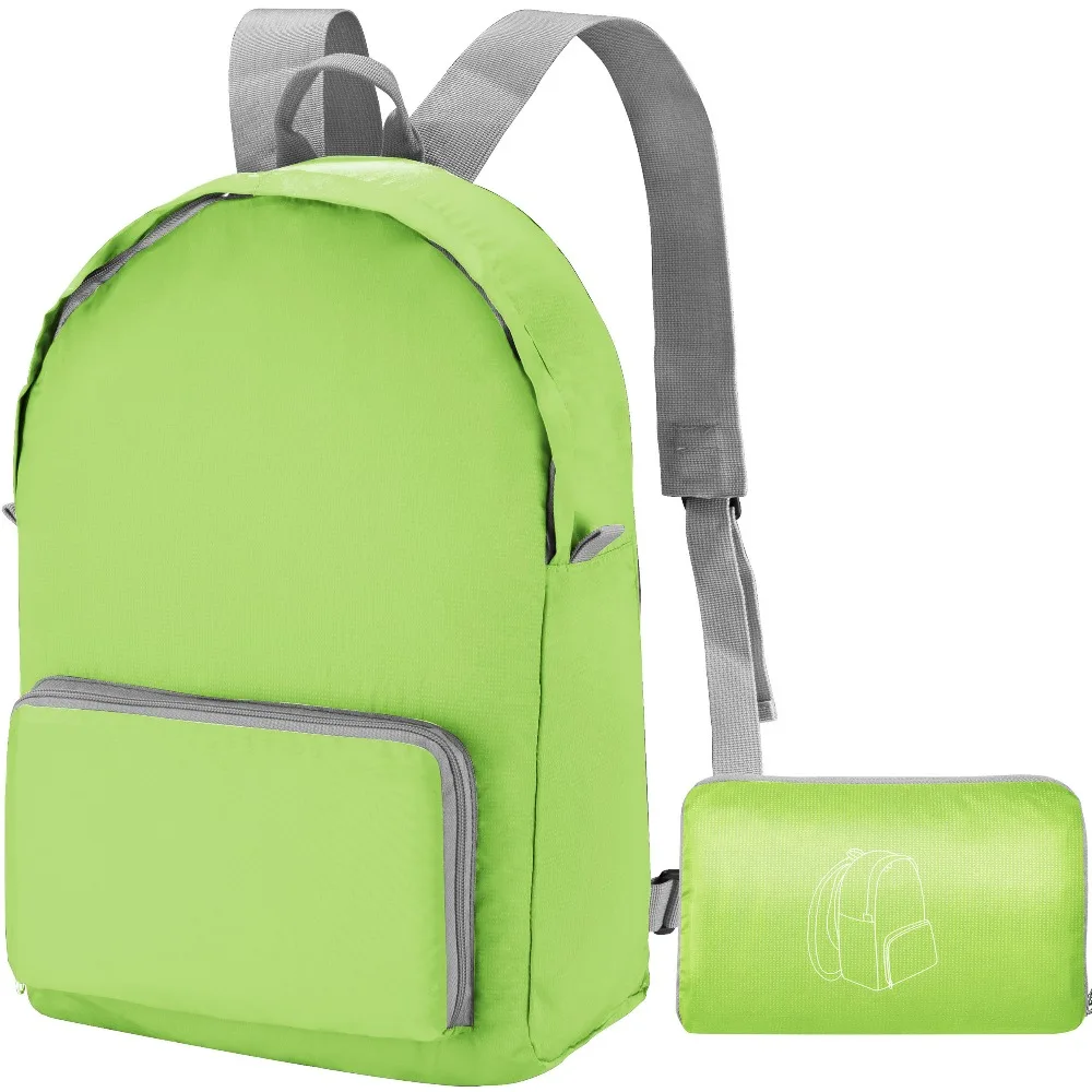 Легкие складная рюкзак Packable складной вещевой мешок перемещения удобно