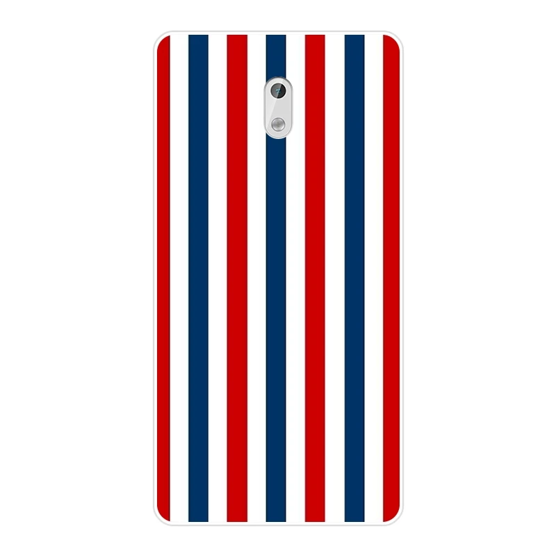 TPU Silicone Phone Case For Nokia 7 Plus X6 Blue White Black Stripes Pink Heart Soft Back Cover 8 6 5 3 2 1 | Мобильные телефоны и