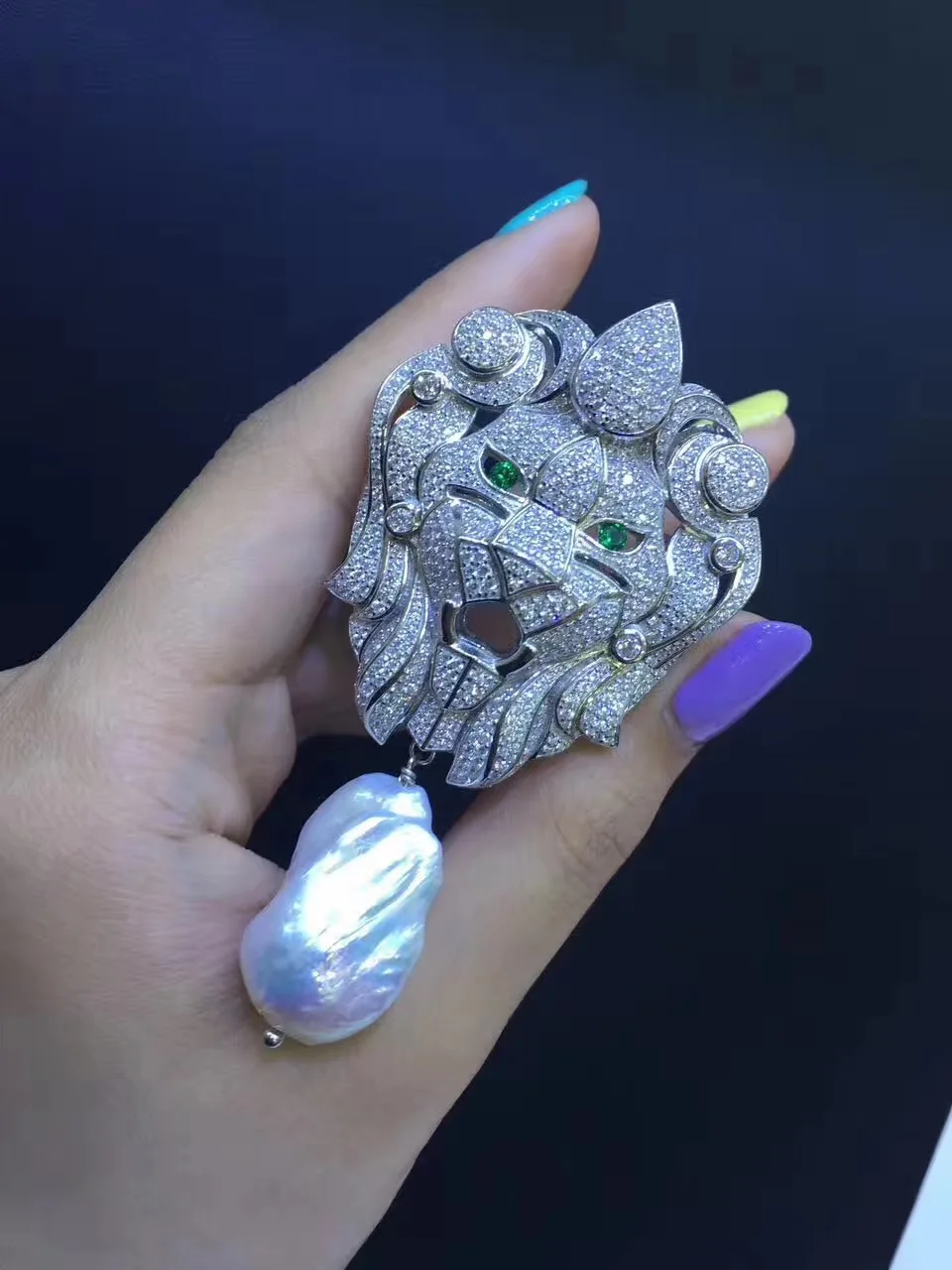Брошь из натурального пресноводного жемчуга в стиле барокко|pearl brooch|brooch fashionfashion