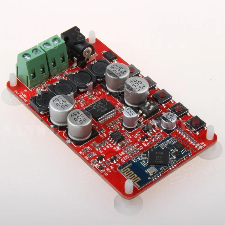 Плата усилителя мощности Bluetooth TDA7492P аудиоприемник до и после класса цифровой