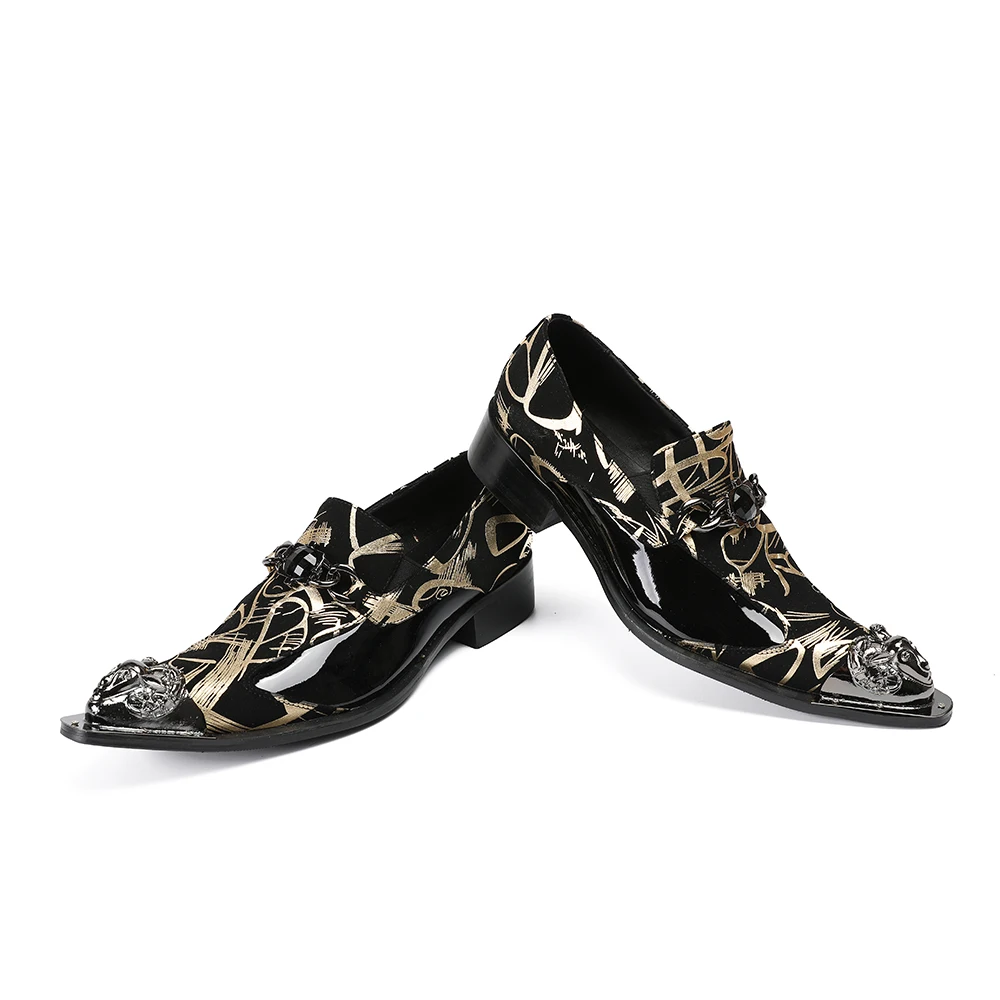 Мужские туфли-оксфорды из натуральной кожи на высоком каблуке | Обувь