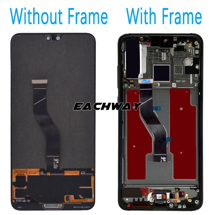 Тестовый 6," ЖК huawei P20 Pro ЖК-экран Сенсорная панель дигитайзер сборка P20 Pro CLT-AL01 ЖК-дисплей P20 Plus