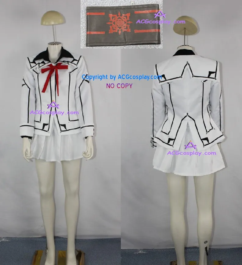 Рыцарь-вампир Юки крест белый форма школьная косплейный костюм ACGcosplay |