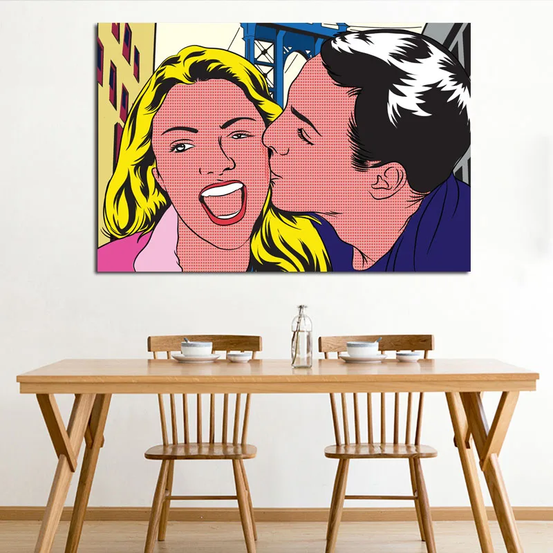 Roy Lichtenstein 40 RELIABLI ART поп-арт, настенные художественные картины для гостиной, спальни, Современная декоративная картина на холсте, без рамки - Цвет: Roy Lichtenstein 40