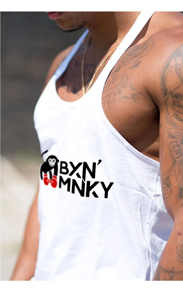 Новое поступление модный Стрингер майка для мужчин бодибилдинг фитнес мужские