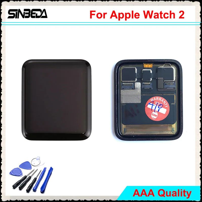 Sinbeda Sport/Sapphire для Apple Watch Series 2 38 мм 42 мм ЖК-дисплей сенсорный экран дигитайзер Замена для Apple Watch 2 lcd