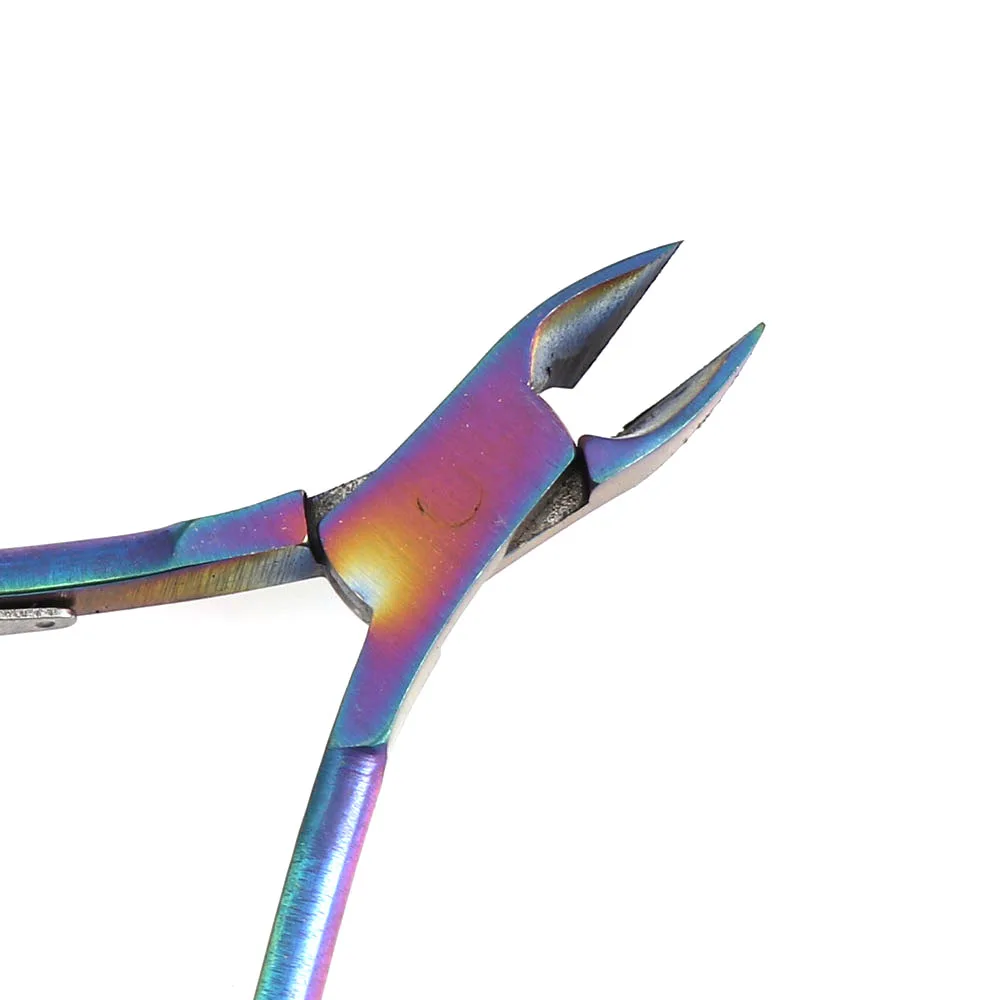 

1Pc Nail Clipper Scissor Trimming Stainless Steel Color Titanium Nail Pliers Dead Skin Cut Nail Clipper Manicure Pedicure Tool