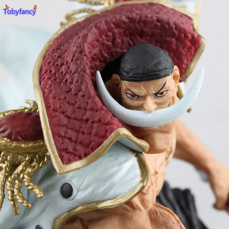 Tobyfancy Одна деталь фигурку Белоуса Пираты Эдвард Ньюгейт ПВХ Onepiece Scultures тег