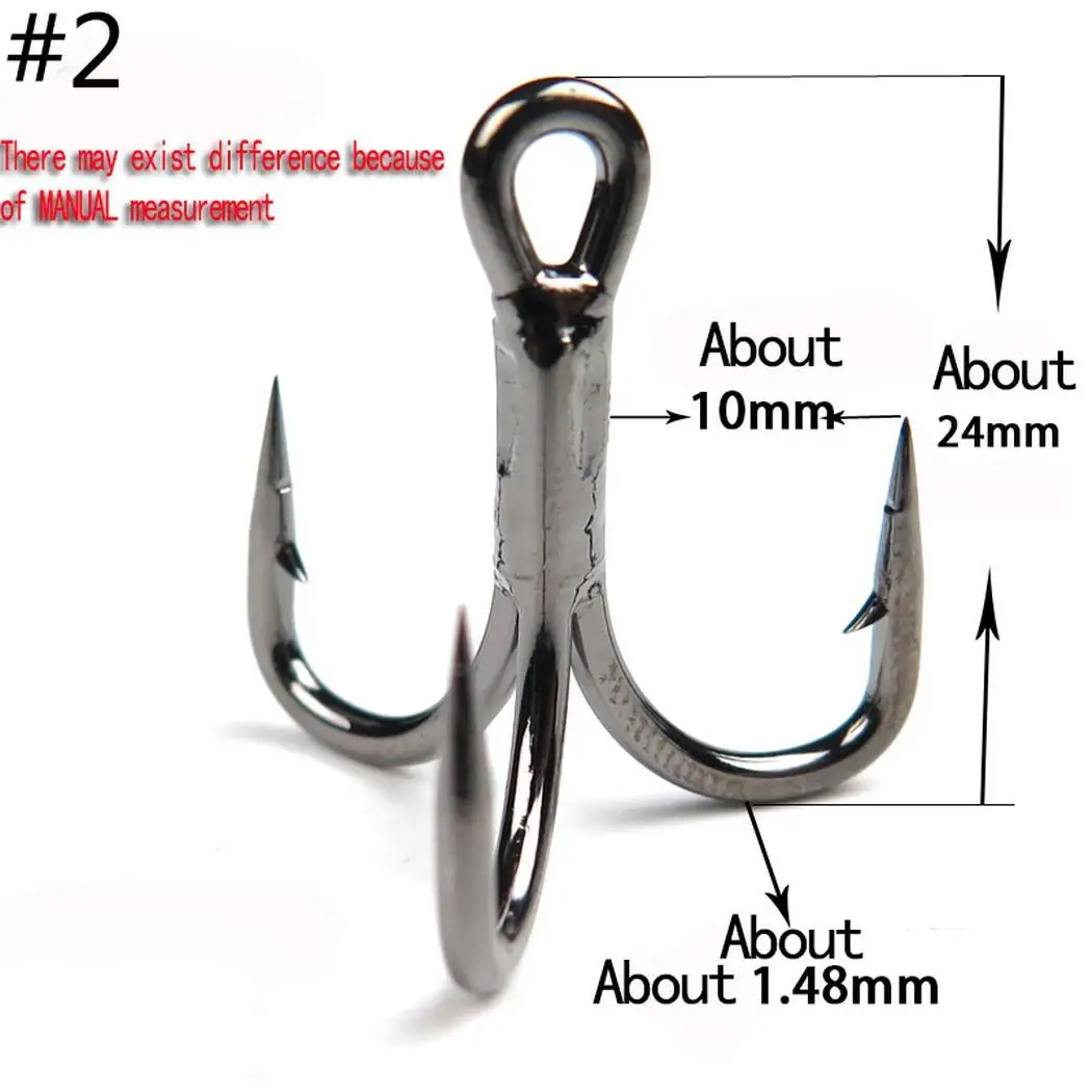 10 шт. хит продаж рыболовные прочные высокоуглеродистые стальные тройные