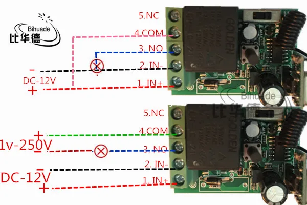 433 МГц 2 кнопки Универсальный беспроводной пульт дистанционного управления