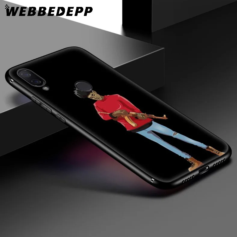 WEBBEDEPP Lil Tjay Rap Рэппер мягкий чехол для Xiaomi Redmi K20 7A 4A 4X 5 5A 6 6A S2 Note 8 4 7 Pro Plus Prime |