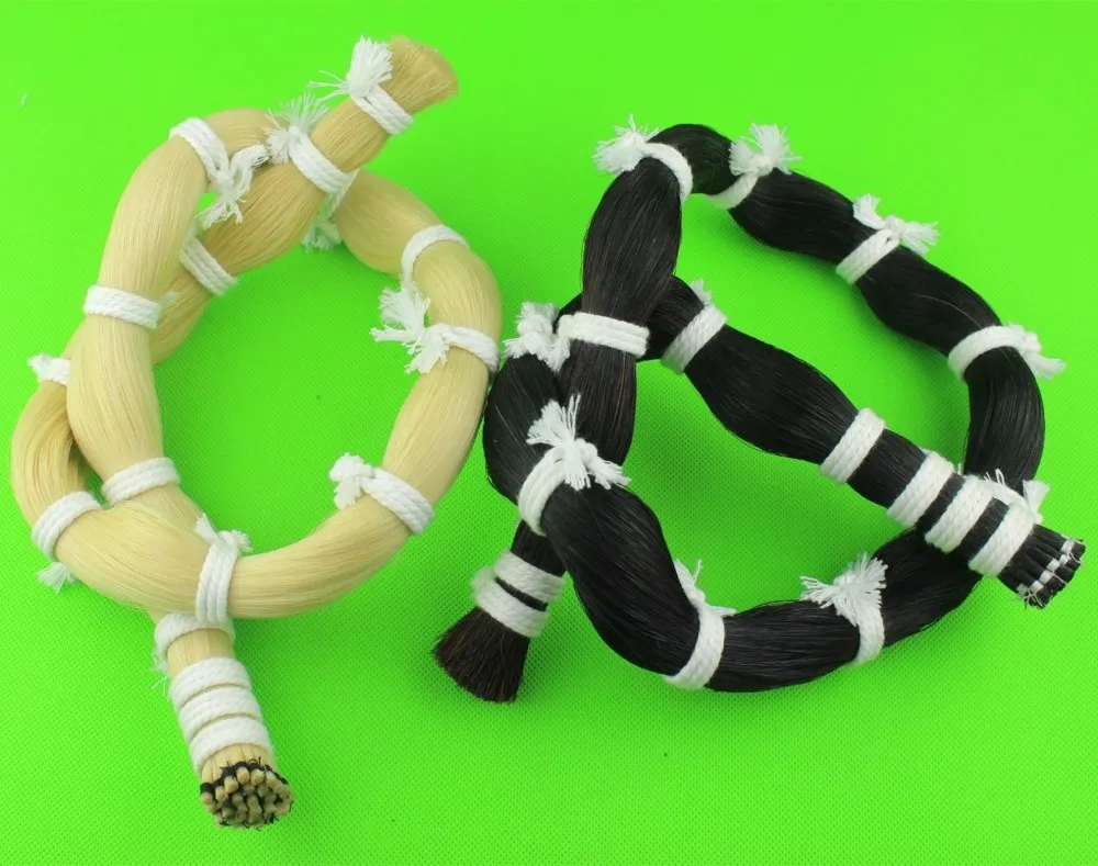

100 hanks Horse Hair Violin Bow hair .[50 hanks white+50 hanks black]