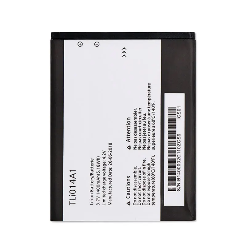 Аккумулятор Mcdark TLi014A1 1400 мАч для Alcatel n'pop 5020D fire 4012A 4012X 4007D Pixi 3 аккумулятор +