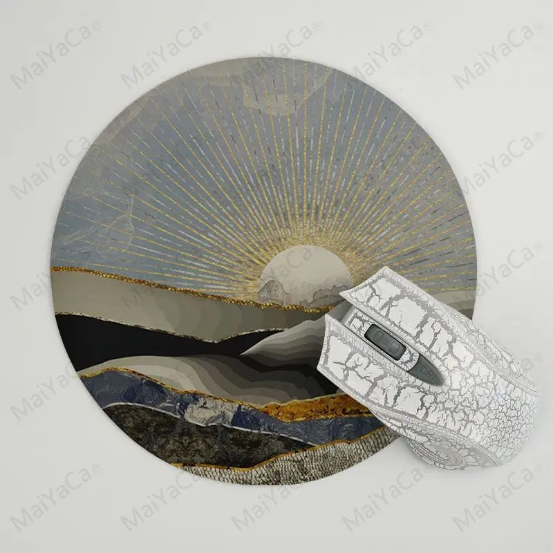22x22cm MaiYaCa Индиго горы большой коврик для мыши ПК компьютерный коврик персонализированный украшенный принтом коврик для мышки - Цвет: 22x22cm
