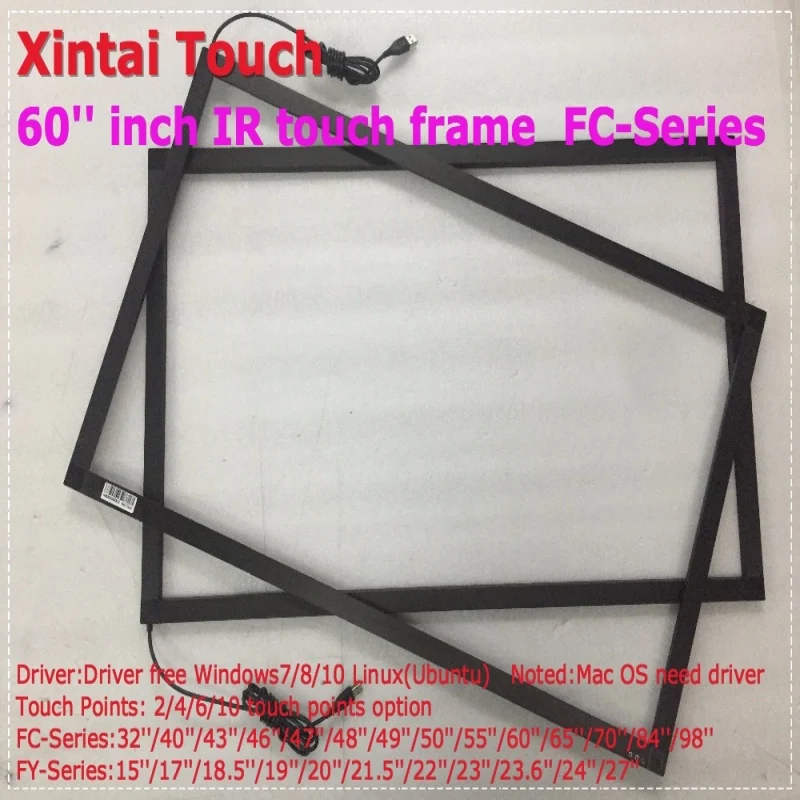 

Xintai Touch! 6-точечный 60-дюймовый ИК сенсорный экран/ИК сенсорный монитор/панель с быстрой бесплатной доставкой
