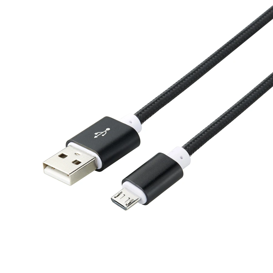 Кабель Micro USB для передачи данных и провода в нейлоновой оплетке USB2.0 шнур Samsung Xiaomi