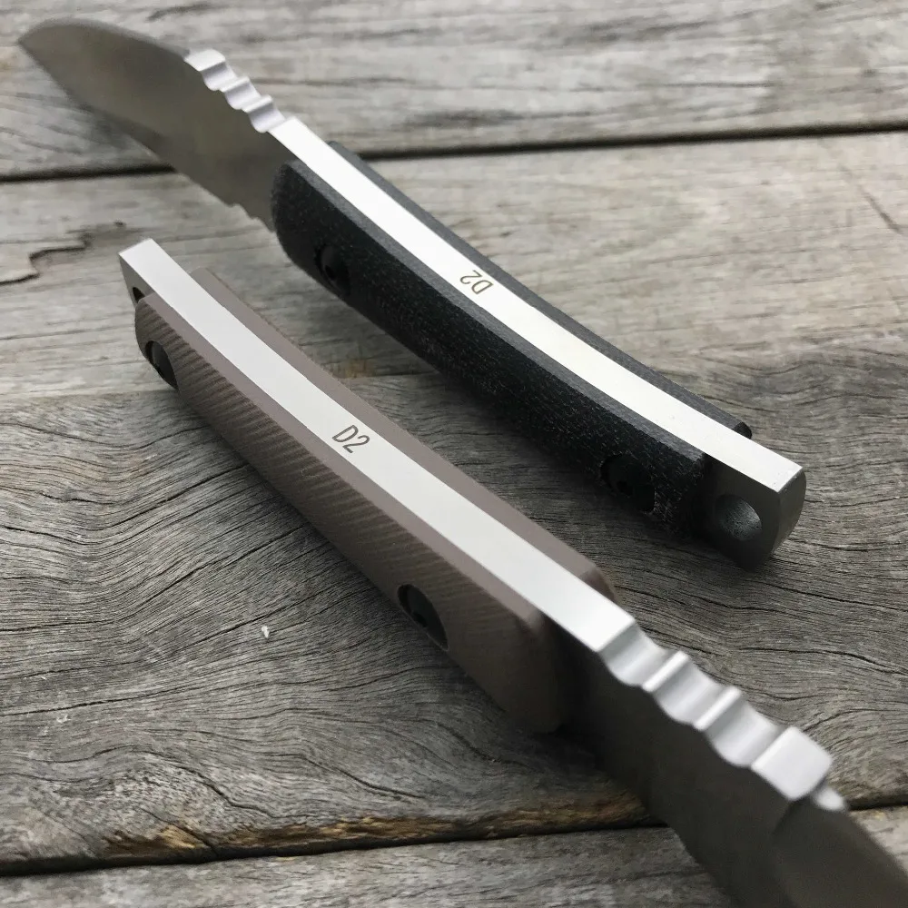 LDT Малый Rue работника фиксированным лезвием Ножи D2 лезвие Micarta справиться