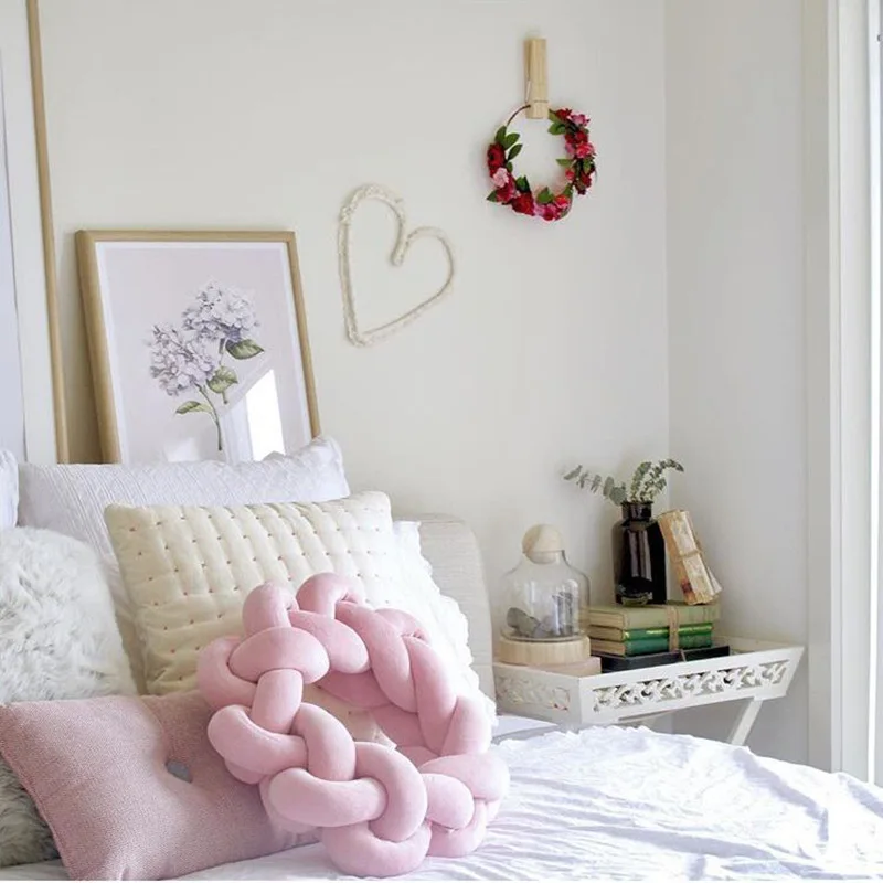 Ins твист Подушка детская комната украшение галстук подушка ребенок soothe игрушка