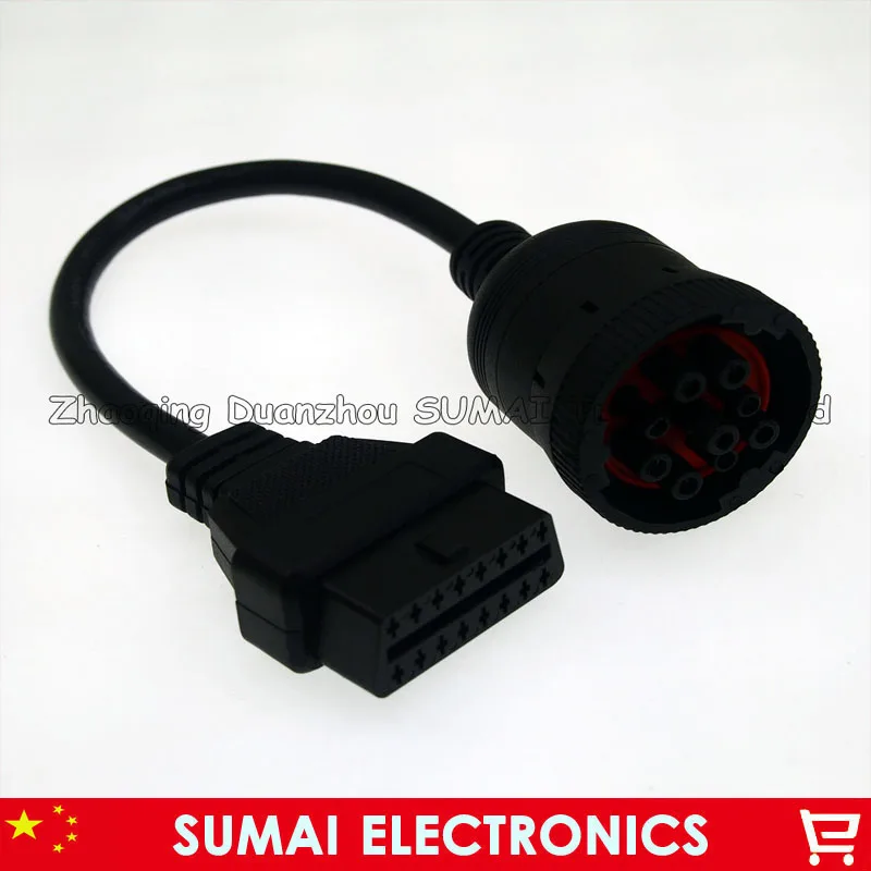 J1939 9Pin для OBD2 кабель/OBD2 16pin женский J1939-9Pin | Обустройство дома