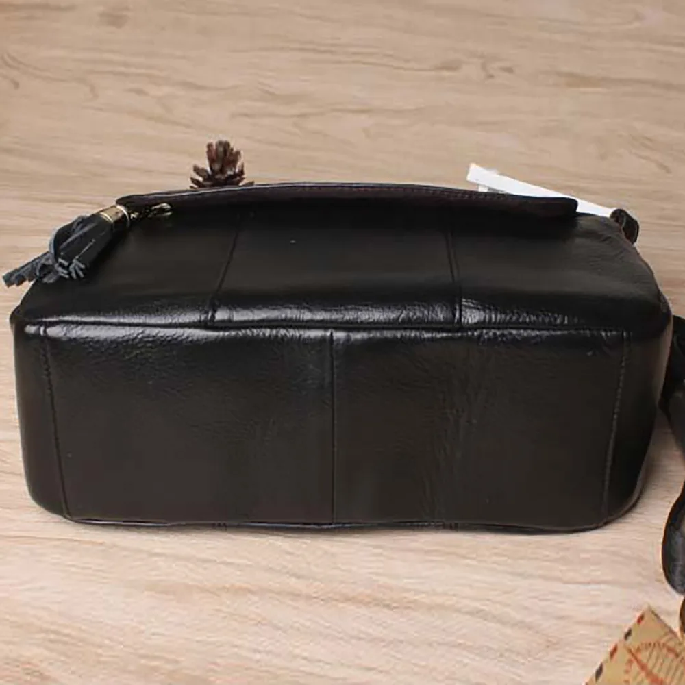 Женская сумка мессенджер из 100% натуральной кожи Большая вместительная через