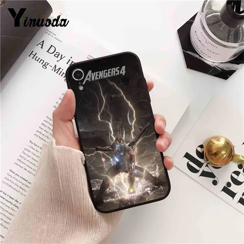 Чехол для телефона Yinuoda Marvel the Avengers Endgame Super hero Captain iPhone 8 7 6 6S 6plus X XS MAX 5 5S SE XR 10 11 pro max |