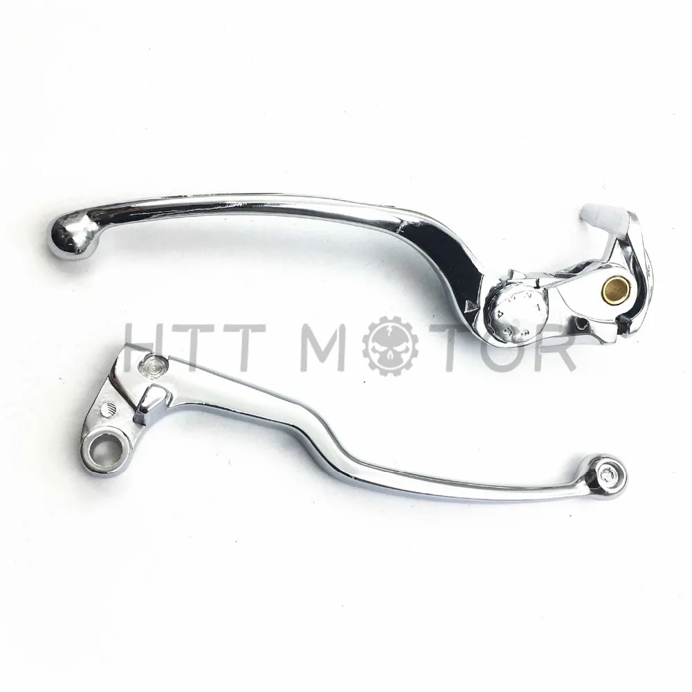 Aftermarket БЕСПЛАТНАЯ ДОСТАВКА мотоциклов хромированные ручной тормозной рычаг