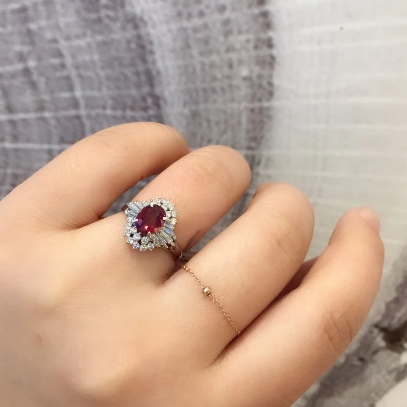 Хорошее ювелирное изделие чистое 18 K Белый Золотой Настоящее 100% натуральный