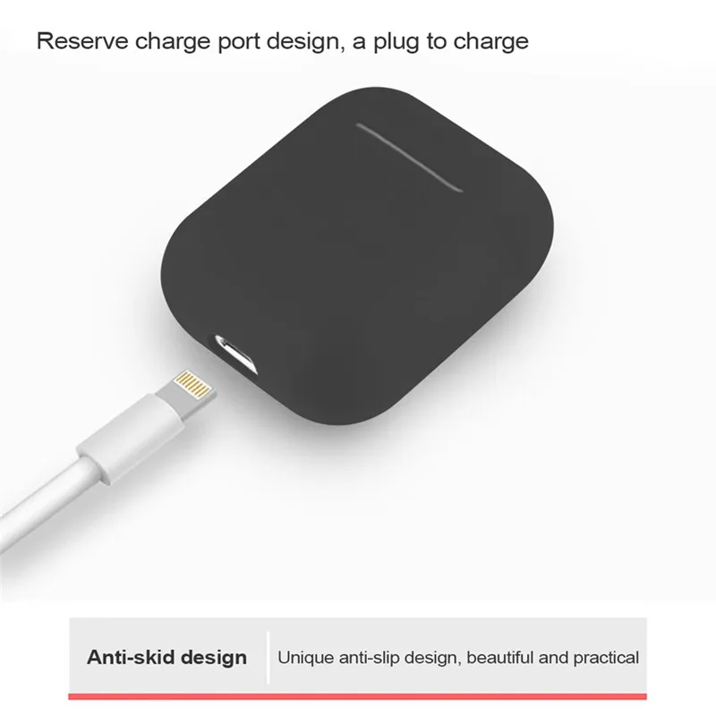 Ударопрочный чехол для AirPods, чехол для наушников, яркий цветной силиконовый чехол из ТПУ с Bluetooth для наушников, защитный чехол для Apple Airpods