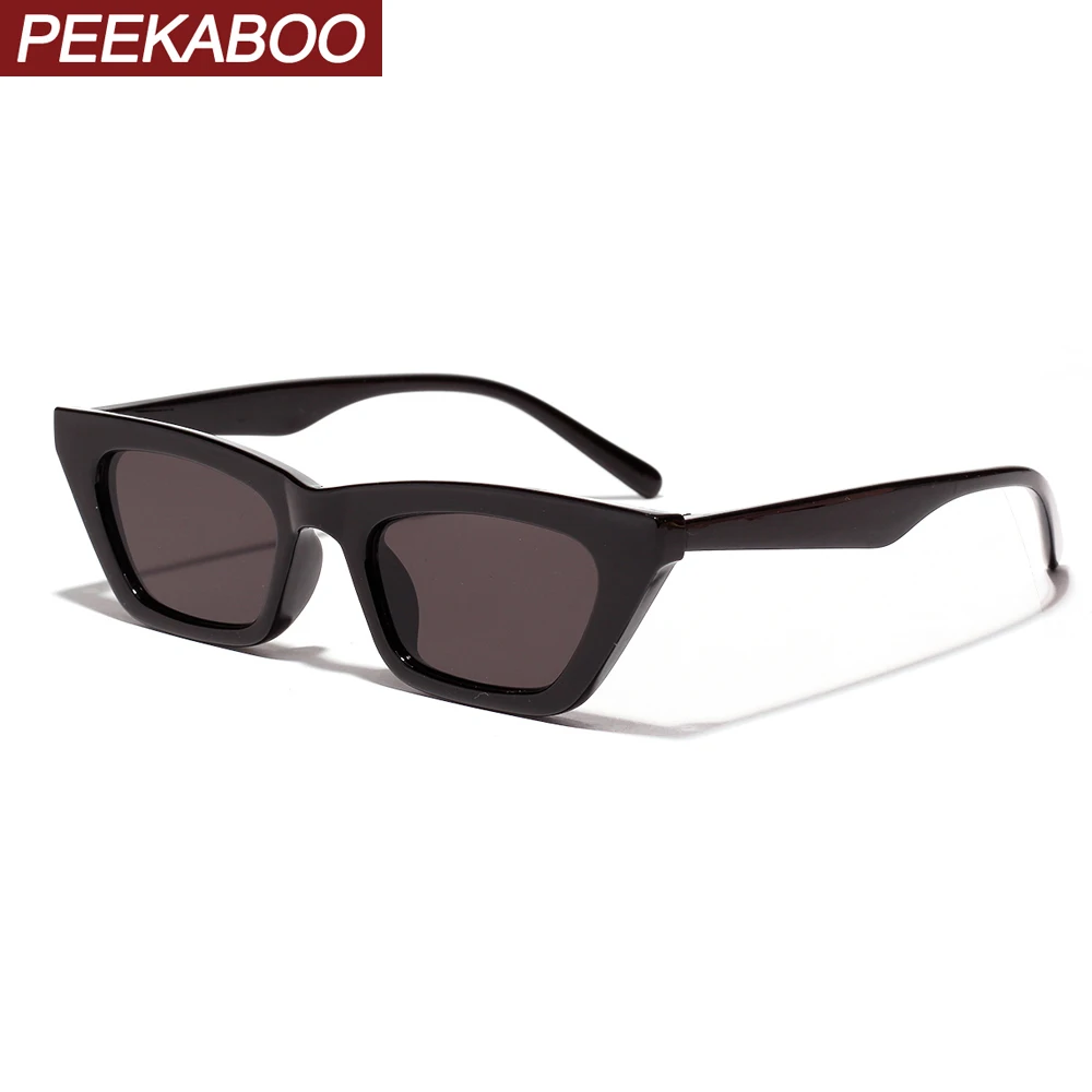 

Peekaboo retro cat eye sunglasses women orange summer style ladies cheap sun glasses for men square black leopard