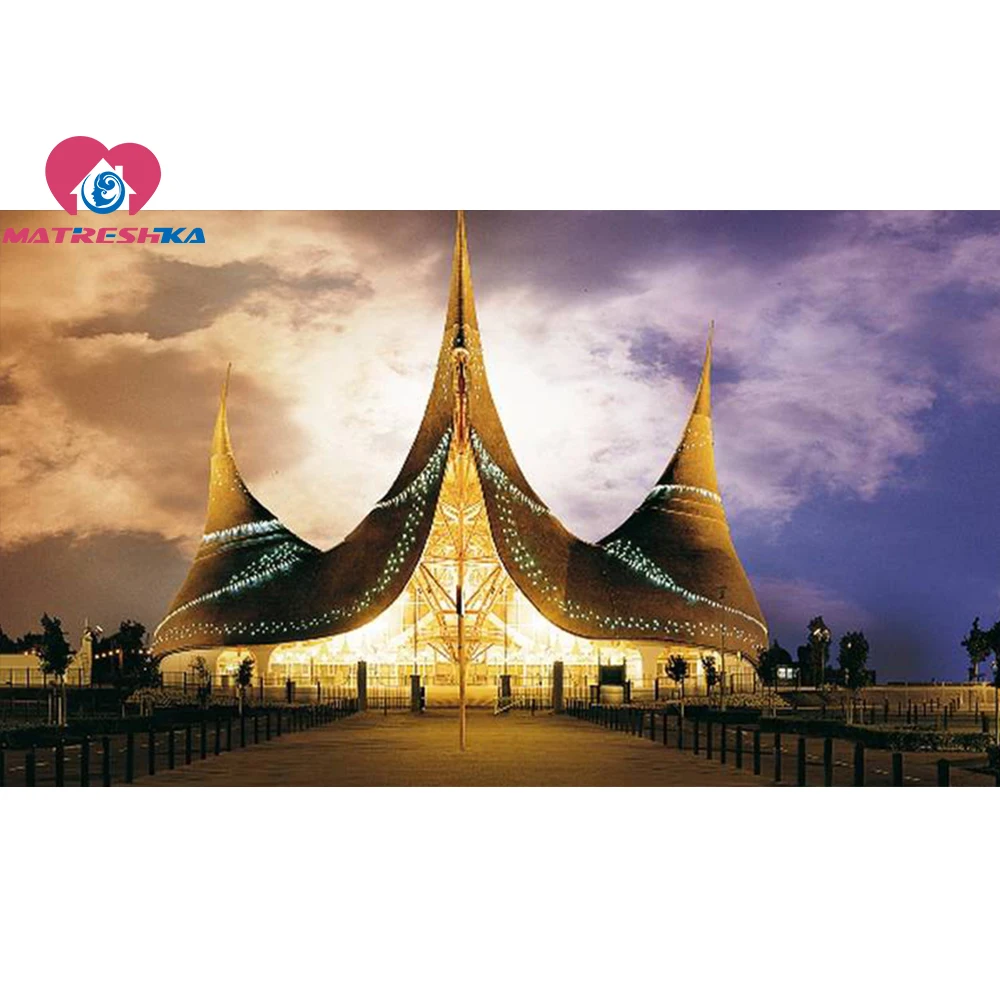 Efteling алмазов картина пейзаж картины Стразы Алмазная мозаика камни в форме ромба