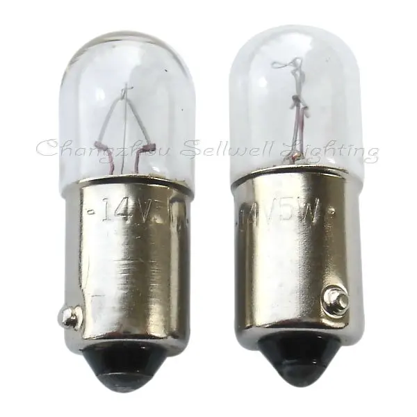 Новинка! Миниатюрный светильник ba9s T10x28 14 в 5 Вт A083|miniature lamp bulbs|miniature lampminiature light bulb |