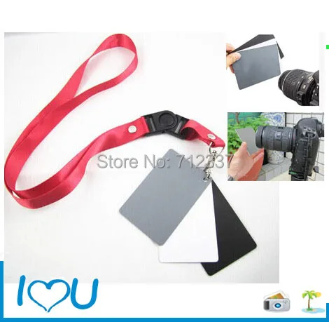 Рассеиватель Вспышки 3 в 1 цифровая серая карта Белый Черный 18% серый цвет ремешок