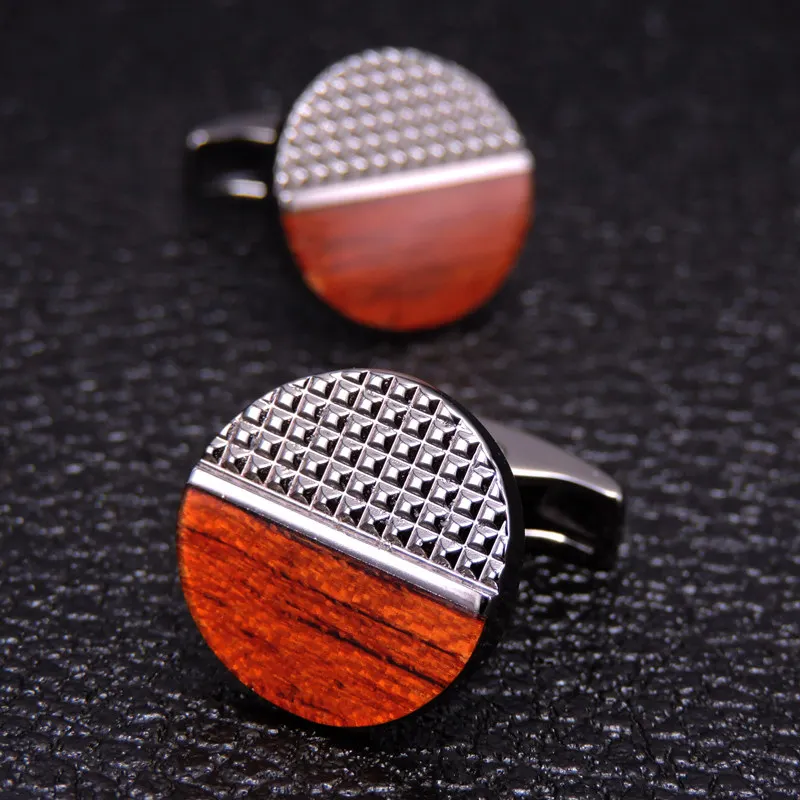 

Free shipping, high-end mahogany Cufflinks fashion men's shirt cufflinks senior designer exclusive design shirt button