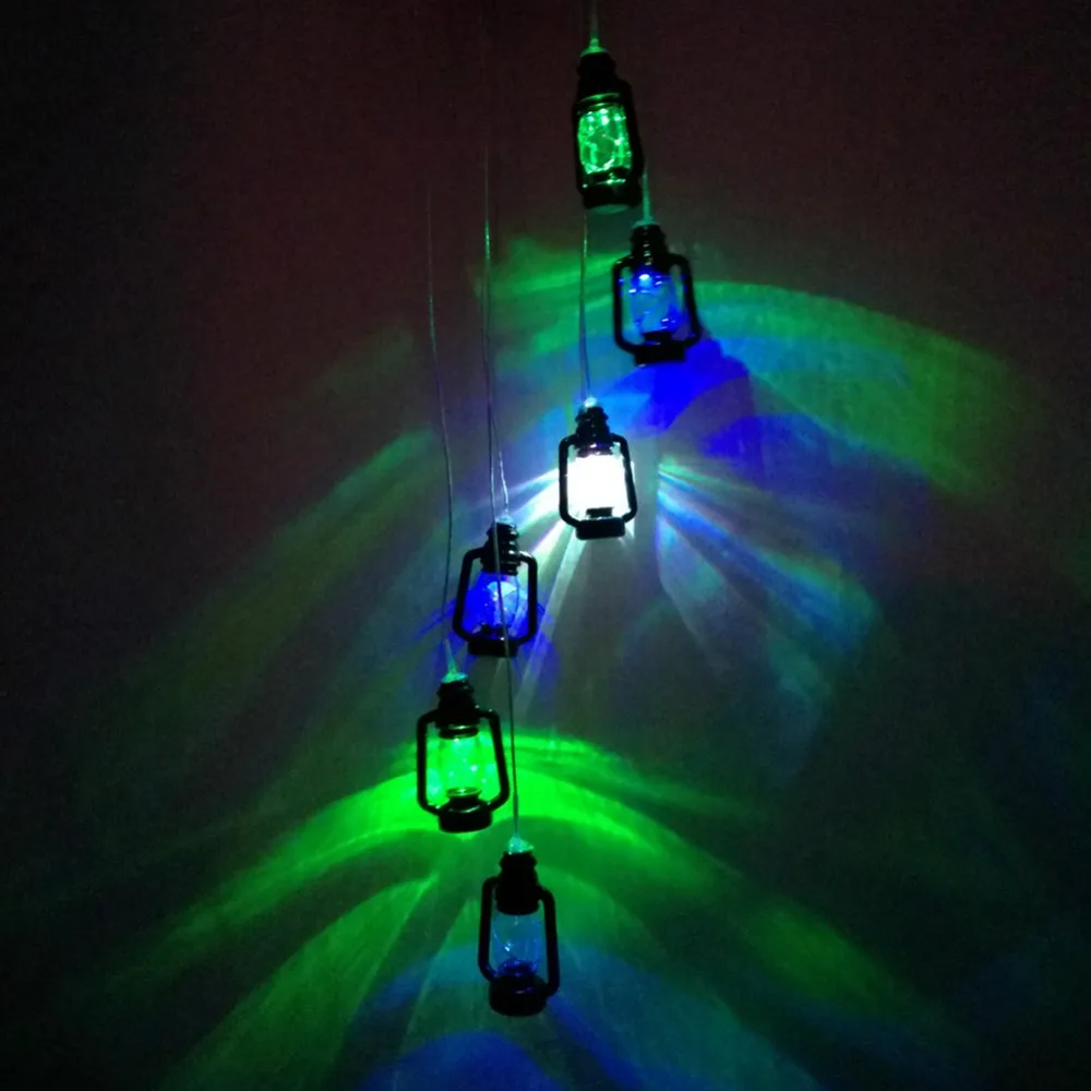 LumiParty на солнечной энергии Изменение Цвета Беспроводной ветер куранты LED свет