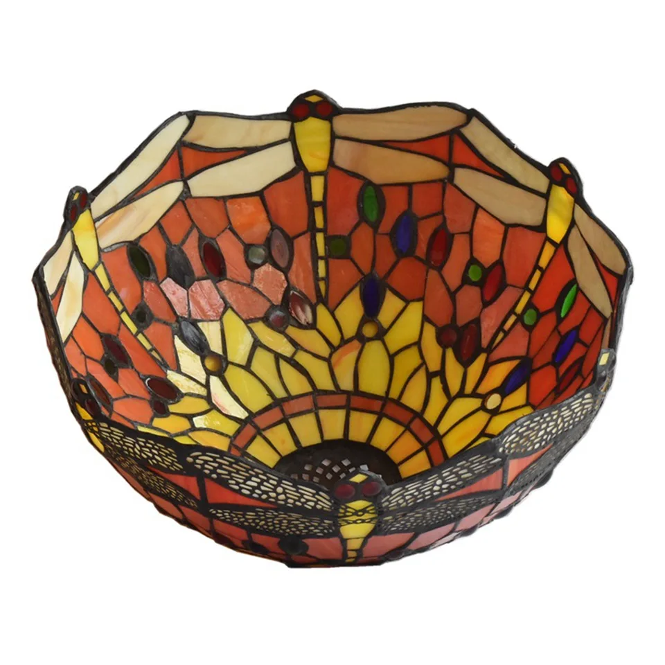 Лампы ATREUS tiffanylamp 12 дюймов светильник В Форме Дракона старинное освещение