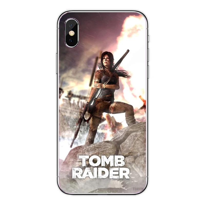 Жесткий чехол Tomb Raider для Apple iPhone X 10 XS 7 6 6s 8 Plus 4 4S 5 5S SE XR Max | Мобильные телефоны и