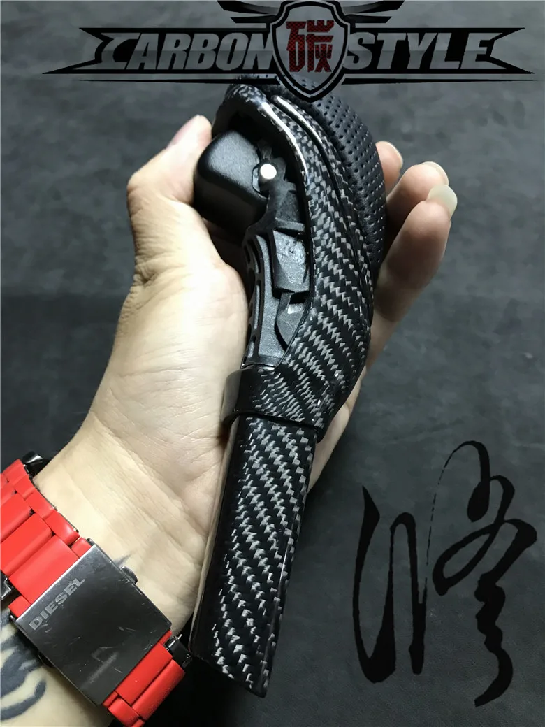 Рукоятка рычага переключения передач из углеродного волокна подходит для Honda accord