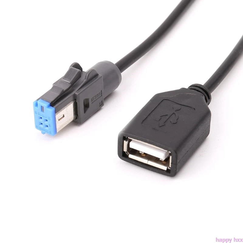 Новый 4-контактный Автомобильный USB Кабельный адаптер удлинитель шнур для Nissan Teana