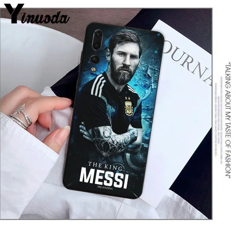Yinuoda Lionel Messi DIY красивый чехол для телефона с рисунком для huawei Mate10 Lite P20 Pro P9 P10 Plus Mate9 10 Honor 10 View 10