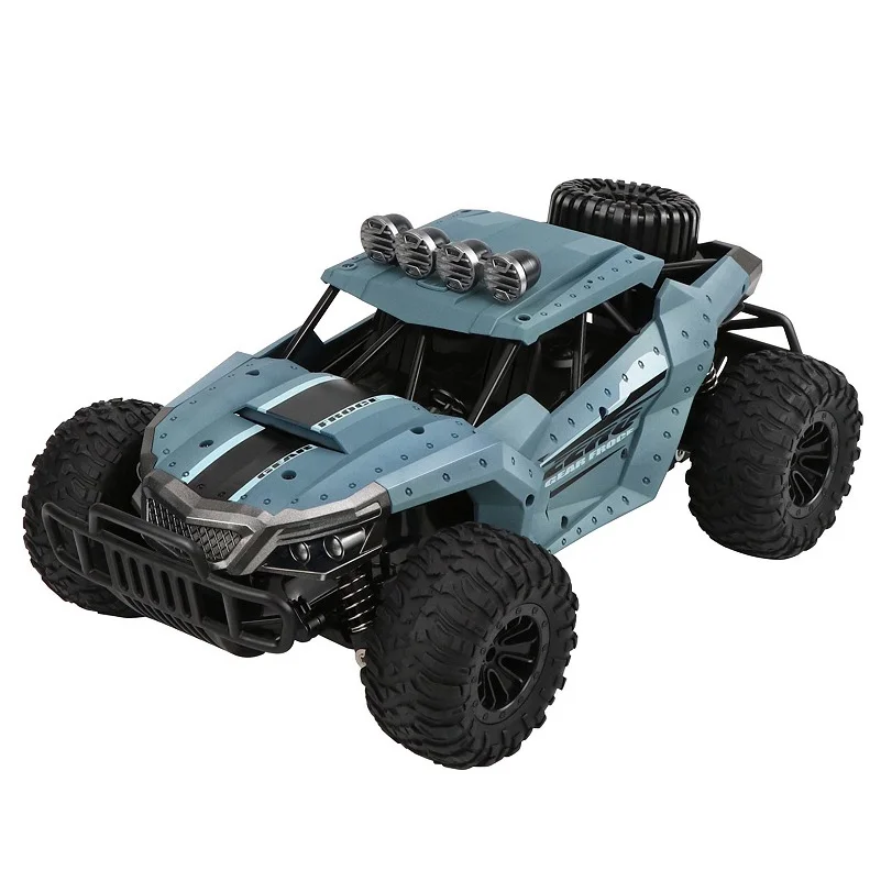 Небесно-голубой 2,4G 4WD Wifi передача в реальном времени RC автомобиль с 720p HD камерой мобильный телефон пульт дистанционного управления Dirt Bike RC автомобиль игрушки для детей - Цвет: Небесно-голубой