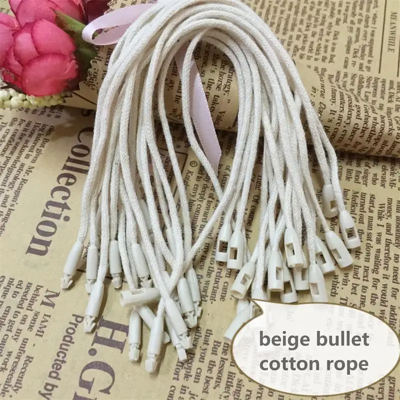 500 шт. пеньковая веревка одежда бирки шнуры/строка/Джут/слинг/Хлопок Веревка, защита окружающей среды висит Воск Веревка, полиэфирная веревка - Цвет: Серый цвет с красноватым отливом
