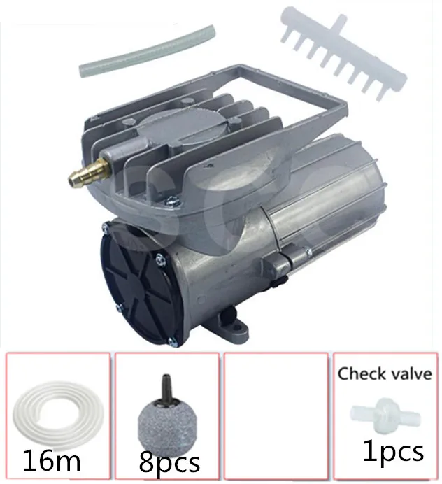 BOYU ACQ-906 ACQ906 DC12V 0.12MPA воздушный насос 60 Вт электромагнитный насос для аквариума пруд аквапоника Гидропоника - Цвет: ACQ-906 A SET