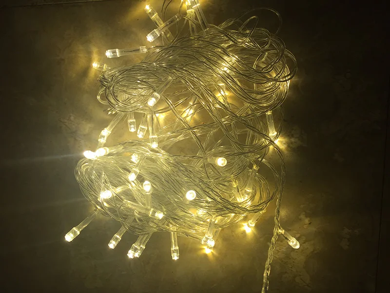 

220V 10M 50Led Fairy decorative String Lights with EU plug for Christmas parties Wedding Garland Decorations Holiday lighting