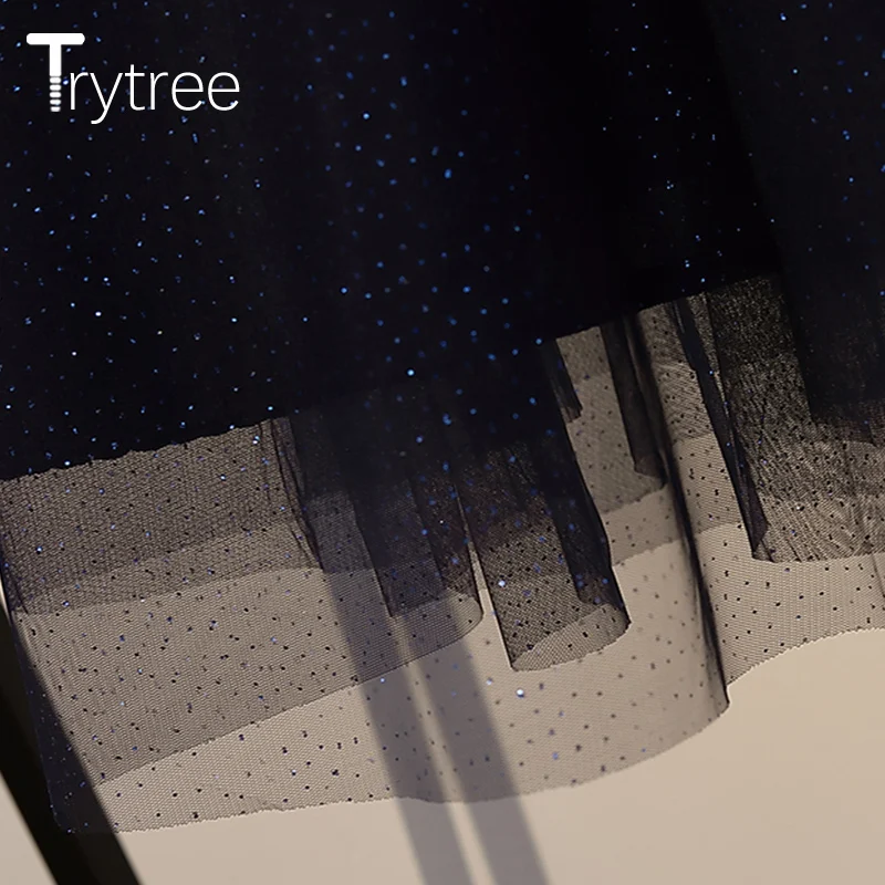 Женский комплект из двух предметов Trytree повседневный однотонный топ с o образным