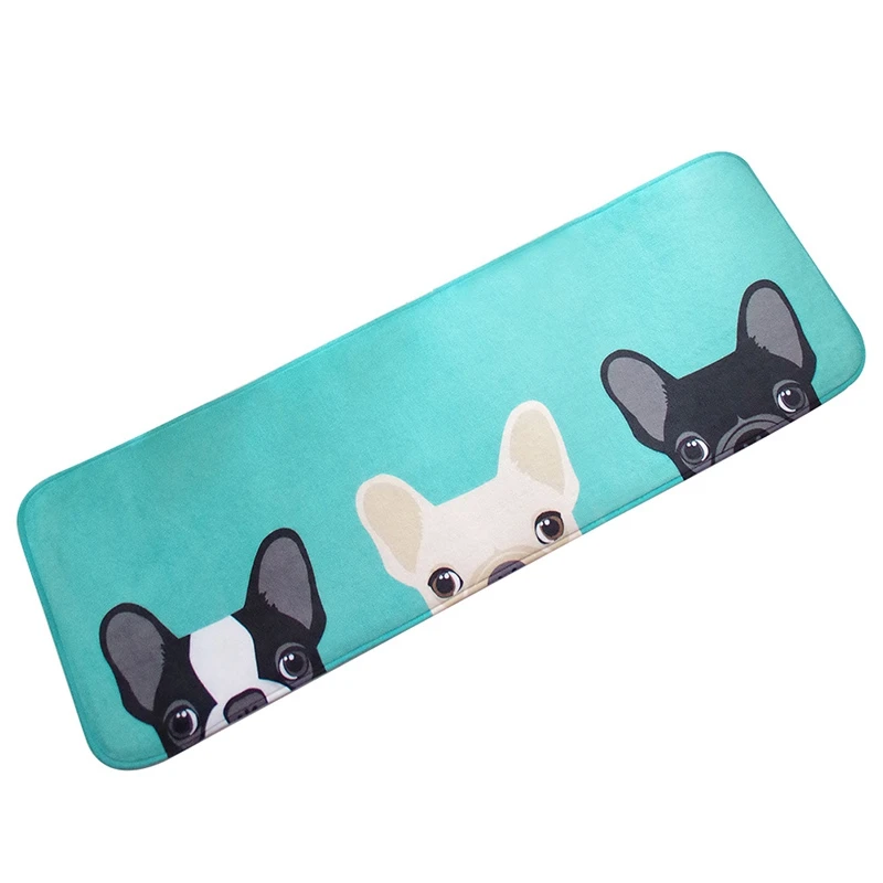 Dog Doormat Floor Mat Printed Carpet Kitchen Non-slip Mats Cartoon Bedroom Rug Living Room Bathroom Tapete | Дом и сад