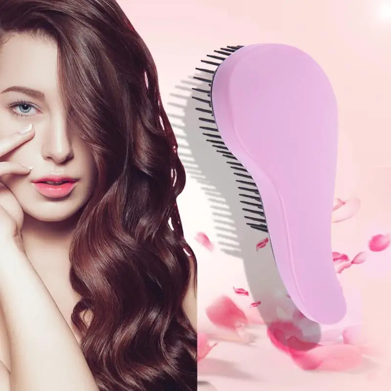 1 шт. Антистатическая расческа для волос пластиковая щетка волос|detangling handle